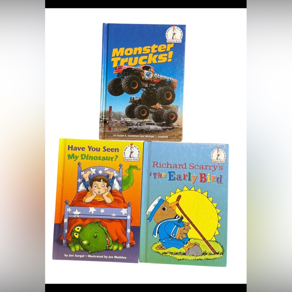 3 Dr. Seuss Books hardback